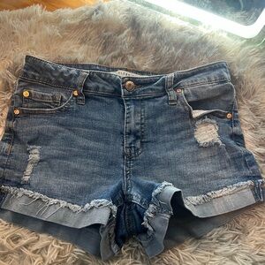 Women's Blue Denim Shorts